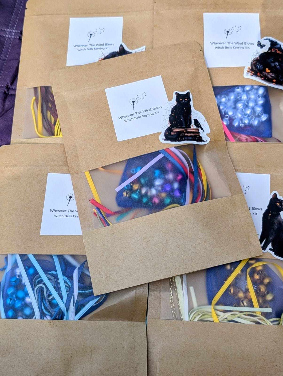 Witch bells keyring kit